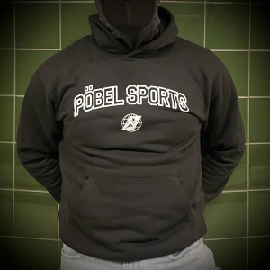 Pöbel Sports Hoodie Chest Logo Black Unisex