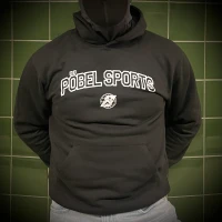 Pöbel Sports Hoodie Chest Logo Black Unisex