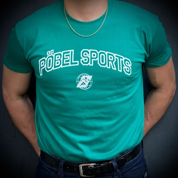Pöbel Sports Chest Logo Emerald Unisex