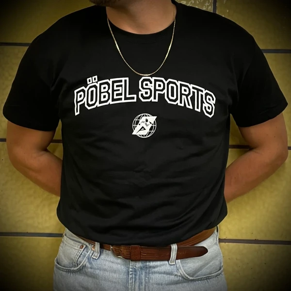 Pöbel Sports Chest Logo Black Unisex