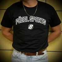 Pöbel Sports Chest Logo Black Unisex