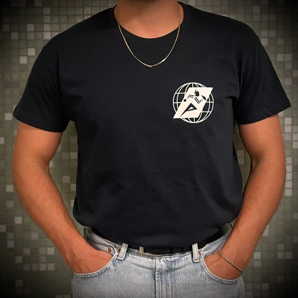 Pöbel Sports Heart Logo Navy Unisex with Backprint