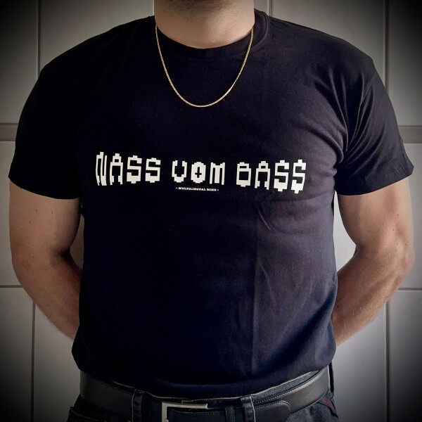 Nass Vom Bass Chest Logo Black Unisex