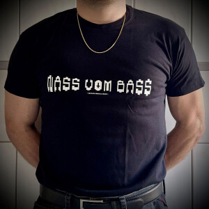 Nass Vom Bass Chest Logo Black Unisex